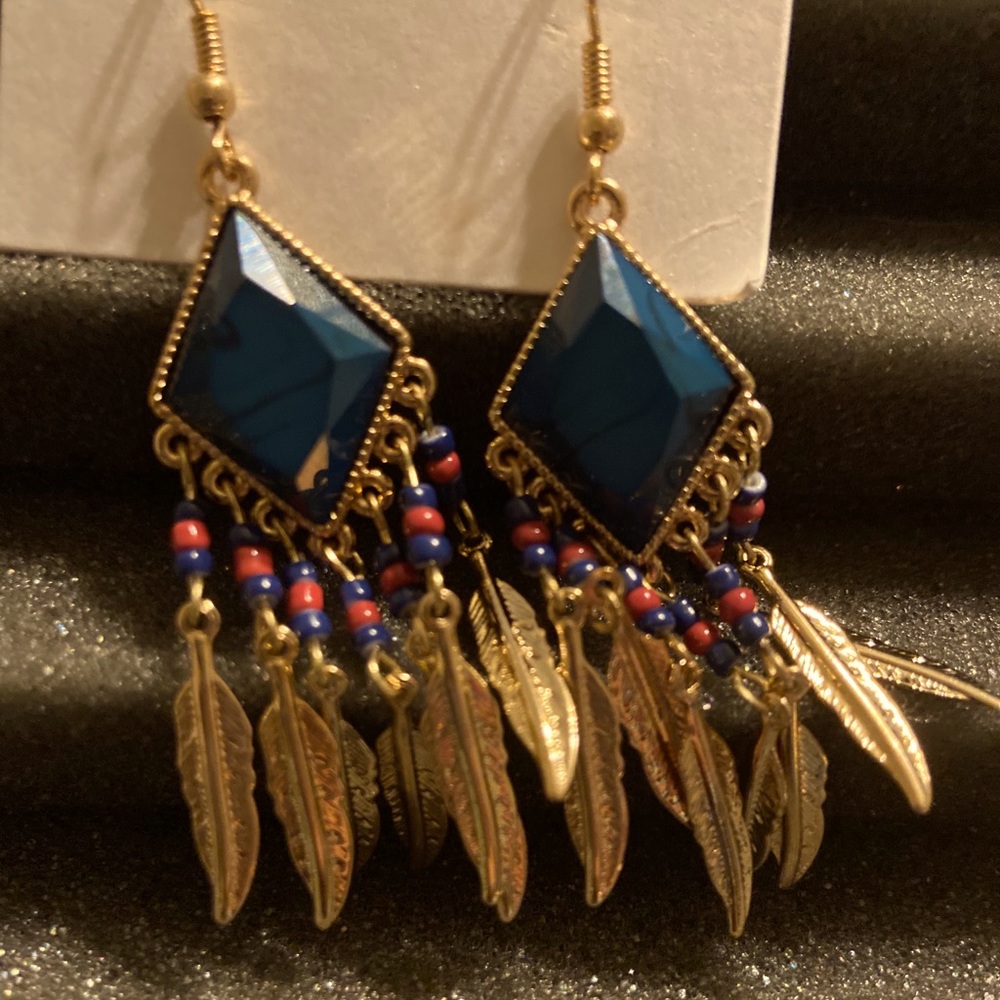 Unique Boho Style Chandelier Earrings